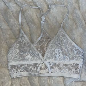 2 for $30 white lace aerie bralettes